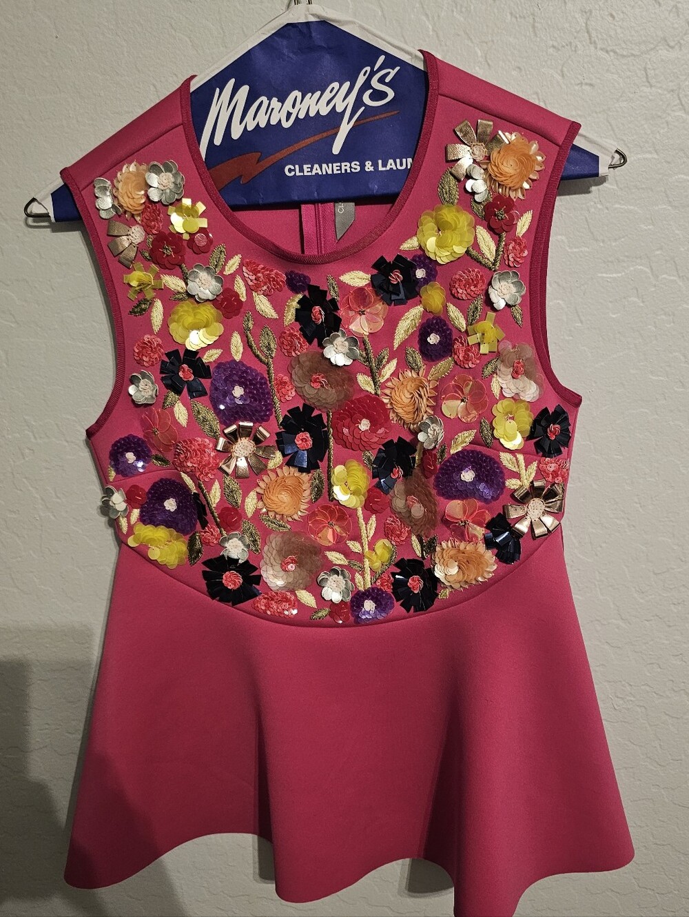 Clover Canyon XS Pink Embellished Top